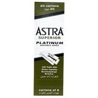 ASTRA DOUBLE EDGE BLADES PILLAR- 100 BLADES (20 x 5)