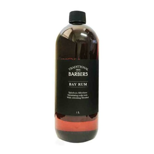 TRADITIONAL BARBERS BAY RUM 1LTR