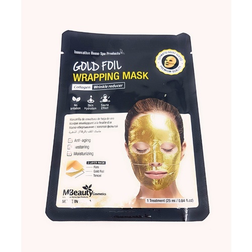 Gold Foil Wrapping Mask