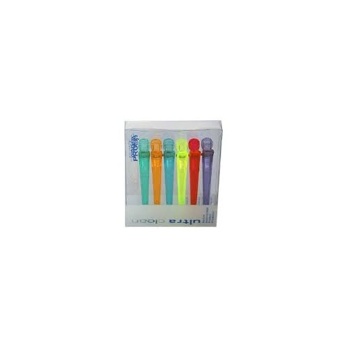 Ultra Clean Pro Clips (Assorted Colours) 6pc Pack