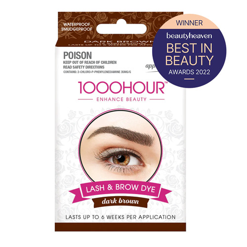 1000 Hour eyelash & Brow Dye Kit - Dark Brown